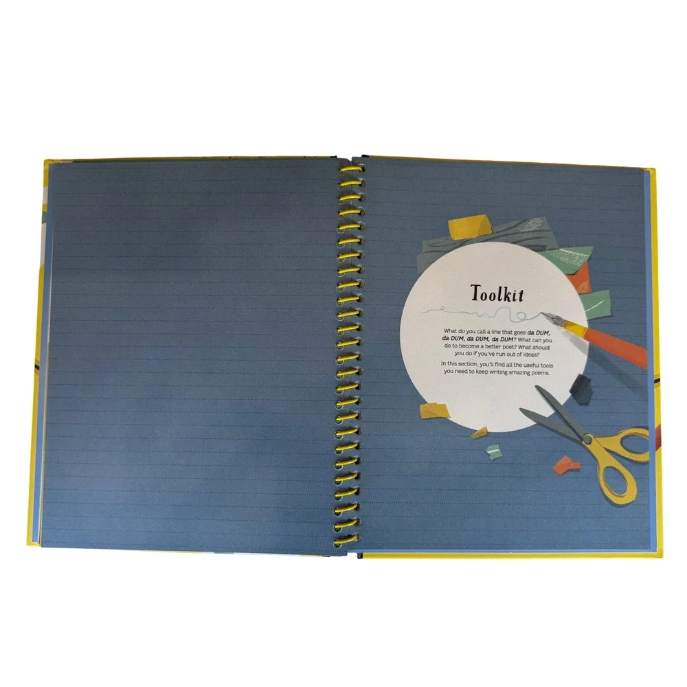 Usborne Write Your Own Poems Activity Book‎ Hardcover Spiral Bound 9780794547783